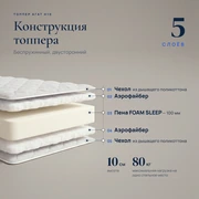 Топпер Агат H10 &mdash; Конструкция