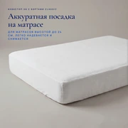 Наматрасник Аквастоп ХБ с бортами Классик &mdash; Стороны и установка