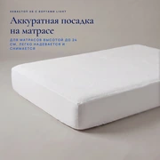 Наматрасник Аквастоп ХБ с бортами Лайт &mdash; Стороны и установка